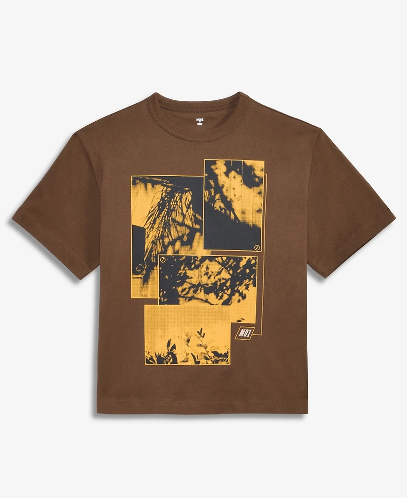 Mode of One Men's Relaxed-Fit Digital Photo Print T-Shirt, Macy's Exclusive