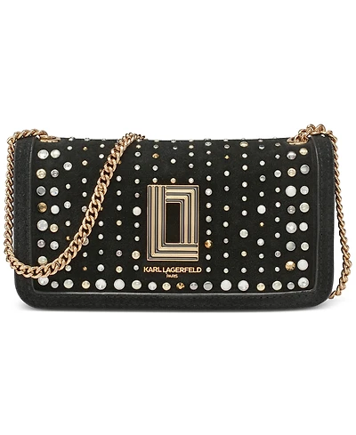 Karl Lagerfeld Paris Kosette Mini Leather Shoulder Bag
