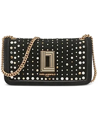 Karl Lagerfeld Paris Kosette Mini Leather Shoulder Bag