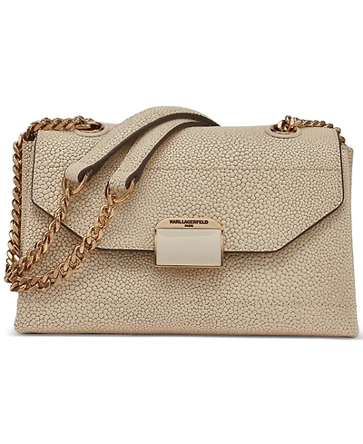 Karl Lagerfeld Paris Liana Small Leather Shoulder Bag