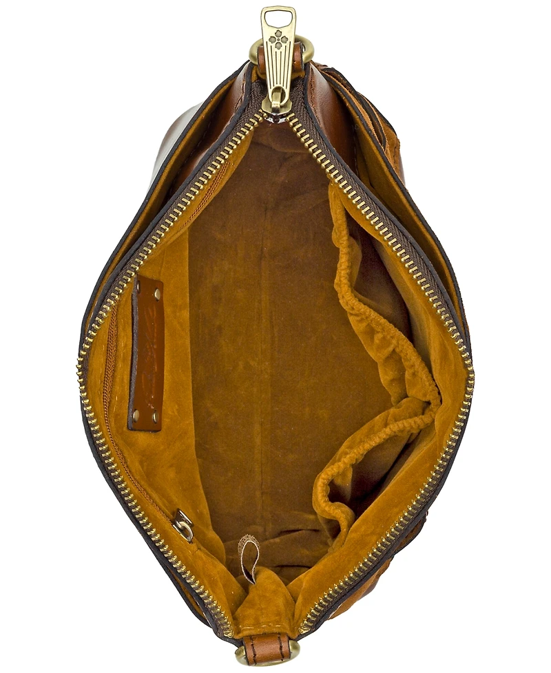 Patricia Nash Arlee Small Leather Weave Crossbody