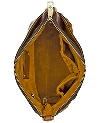 Patricia Nash Arlee Small Leather Weave Crossbody