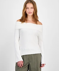 Hooked Up by Iot Juniors' Marilyn Off-The-Shoulder Top