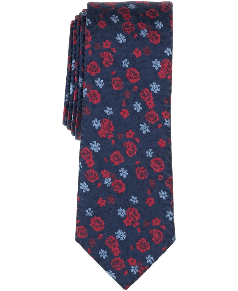 Bar Iii Men's Barrett Floral Pattern Tie, Macy's Exclusive