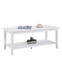 Convenience Concepts 20" Wood American Heritage Rectangle Coffee Table