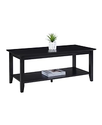 Convenience Concepts 20" Wood American Heritage Rectangle Coffee Table