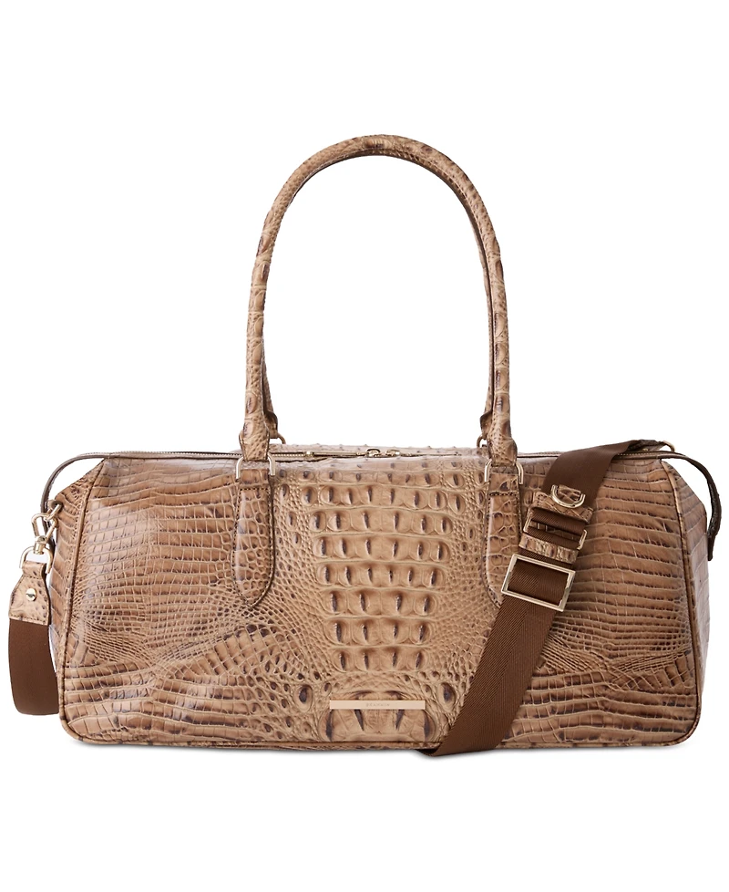 Brahmin Myla Extra Large Alden Road Leather Travel Bag