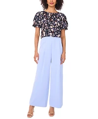 Vince Camuto Women's Pleated-Front Wide-Leg Pants