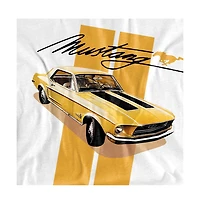 Logovision Big & Tall Ford Mustang Stang Stripes T-Shirt
