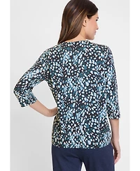Olsen Modern Animal Print T-Shirt