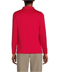 Lands' End Women's Long Sleeve Feminine Fit Rapid Dry Polo Shirt