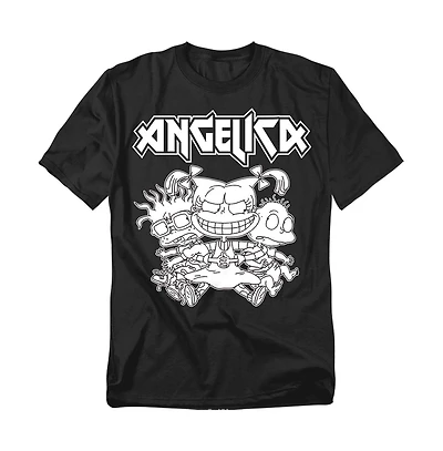 Logovision Men's Rugrats Angelica Pickles Rocks T-Shirt