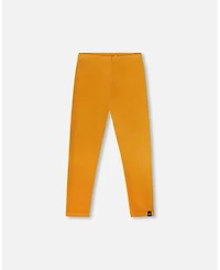 Deux par Girl Super Soft Ribbed Leggings Golden Yellow
