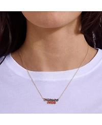 Wear By Erin Andrews Chicago Cubs Delicate Enamel Necklace