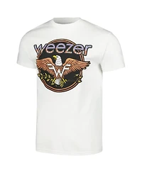 Manhead Merch Men's White Weezer T-Shirt