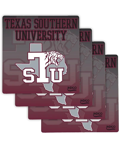 Indigo Falls Texas Southern Tigers 4-Pack Specialty Coaster Set