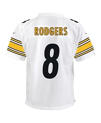 Nike Big Boys and Girls Aaron Rodgers White Pittsburgh Steelers Game Jersey