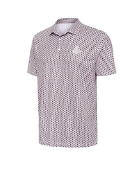 Antigua Men's White Boston Red Sox Star Polo Shirt