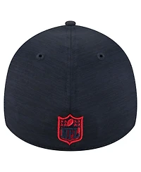 New Era Men's Navy Houston Texans Stripes 39THIRTY Flex Hat