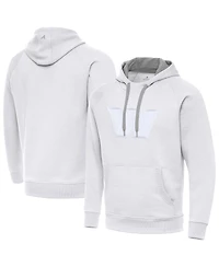 Antigua Men's White Washington Commanders Victory Pullover Hoodie