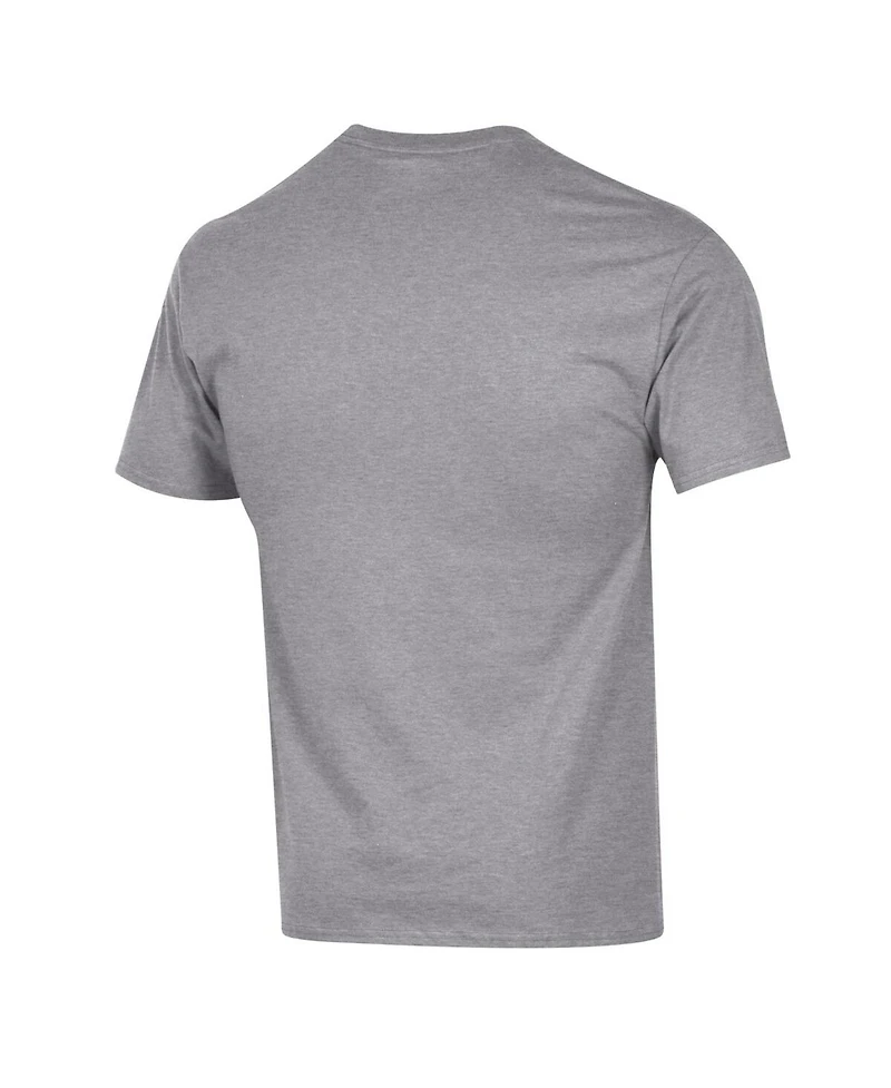 Champion Men's Heather Gray Notre Dame Fighting Irish Basic Arch T-Shirt