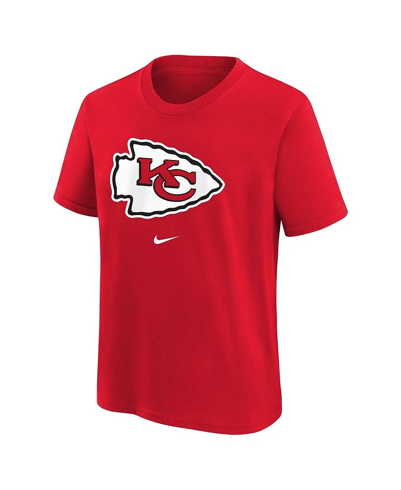 Nike Big Boys and Girls Red Kansas City Chiefs Primary Logo Legend T-Shirt