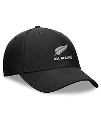 Fanatics Men's Black New Zealand Rugby All Blacks Essentials Adjustable Hat