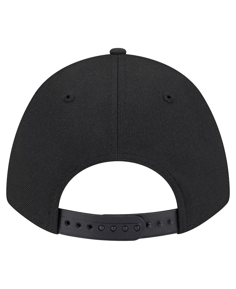 New Era Men's Black Las Vegas Raiders Team Collection 9FORTY M-Crown A-Frame Adjustable Hat