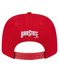 New Era Men's Scarlet Ohio State Buckeyes Team Collective 9SEVENTY Stretch-Snap Adjustable Hat