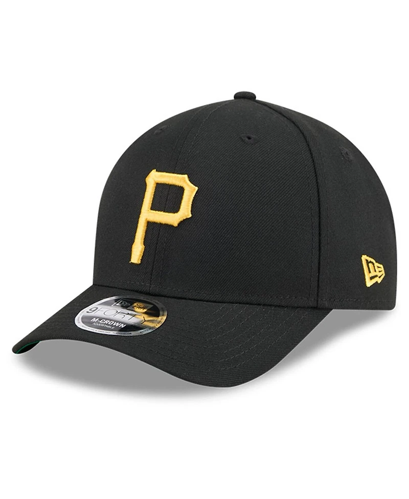 New Era Men's Black Pittsburgh Pirates Baseball Hall of Fame 9FORTY M-Crown Adjustable Hat