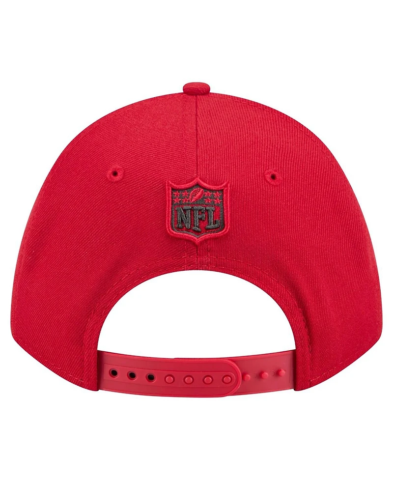 New Era Men's Red Tampa Bay Buccaneers Team Collection 9FORTY M-Crown Adjustable Hat