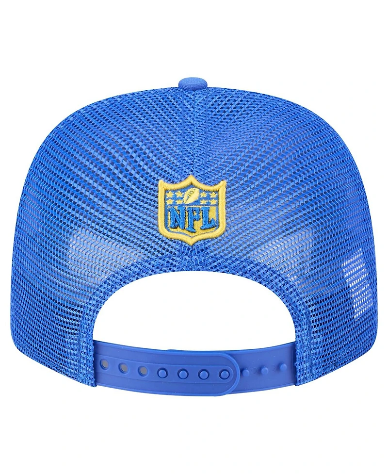 New Era Men's Royal Los Angeles Rams Team Collection 9SEVENTY Stretch-Snap Adjustable Hat