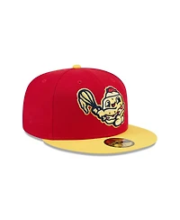 New Era Men's Red Binghamton Rumble Ponies Theme Nights 59FIFTY Fitted Hat