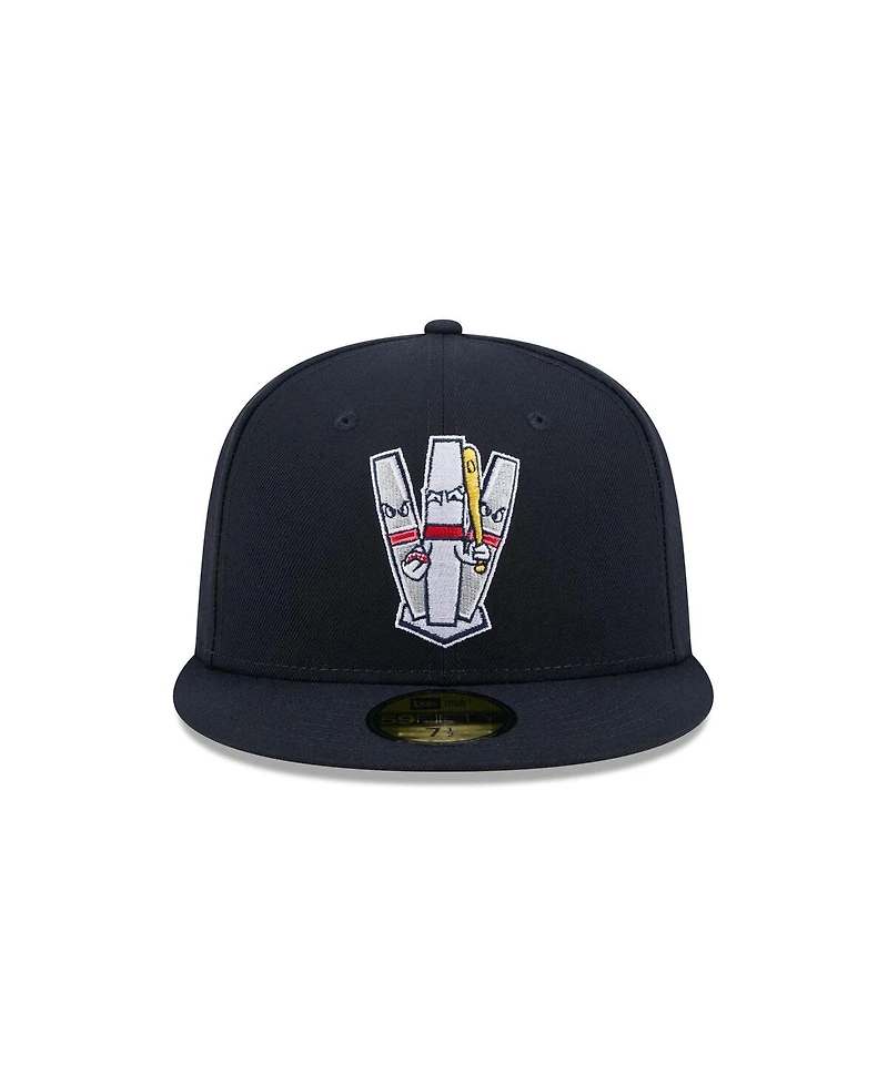 New Era Men's Navy Portland Sea Dogs Theme Nights 59FIFTY Fitted Hat