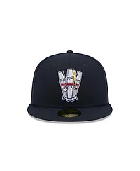 New Era Men's Navy Portland Sea Dogs Theme Nights 59FIFTY Fitted Hat