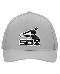 Mitchell & Ness Men's and Women's Gray Chicago White Sox Basic Coop Pro Adjustable Hat