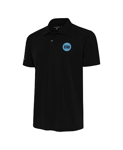 Antigua Men's Black Utah Hockey Club Tribute Polo Shirt