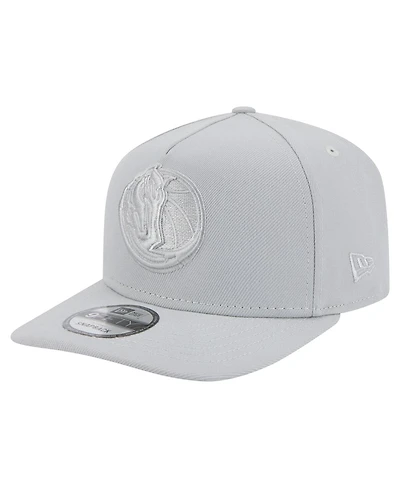 New Era Men's Gray Dallas Mavericks Colorpack A-Frame Pinch Front 9FIFTY Snapback Hat