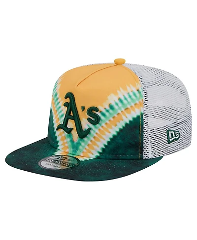 New Era Men's Athletics Tie-Dye Golfer Trucker Adjustable Hat