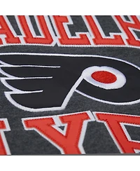 Mitchell & Ness Men's Charcoal Philadelphia Flyers Playoff Win Fleece Pullover Sweatshirt