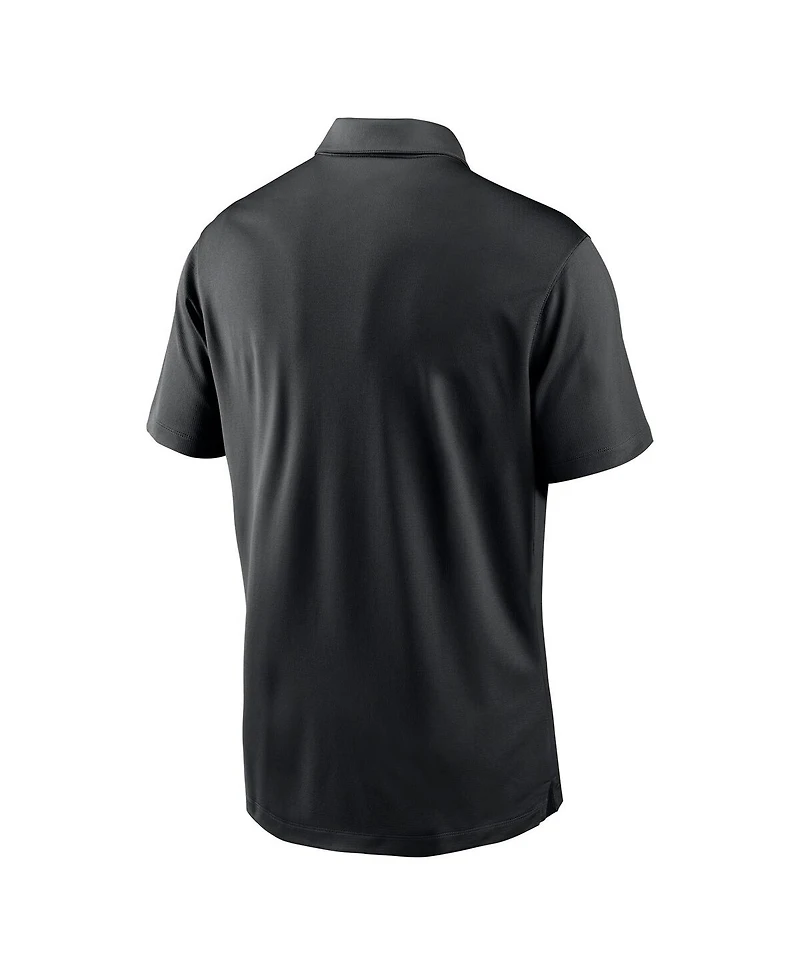 Nike Men's Black Rutgers Scarlet Knights Performance Victory Solid Polo Shirt