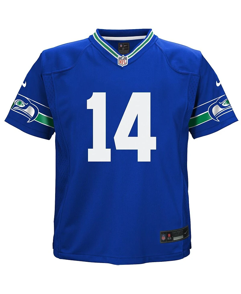 Nike Baby Boys and Girls Dk Metcalf Royal Seattle Seahawks Alternate Player Game Jersey