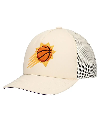 Mitchell & Ness Men's Cream Phoenix Suns Trucker Adjustable Hat