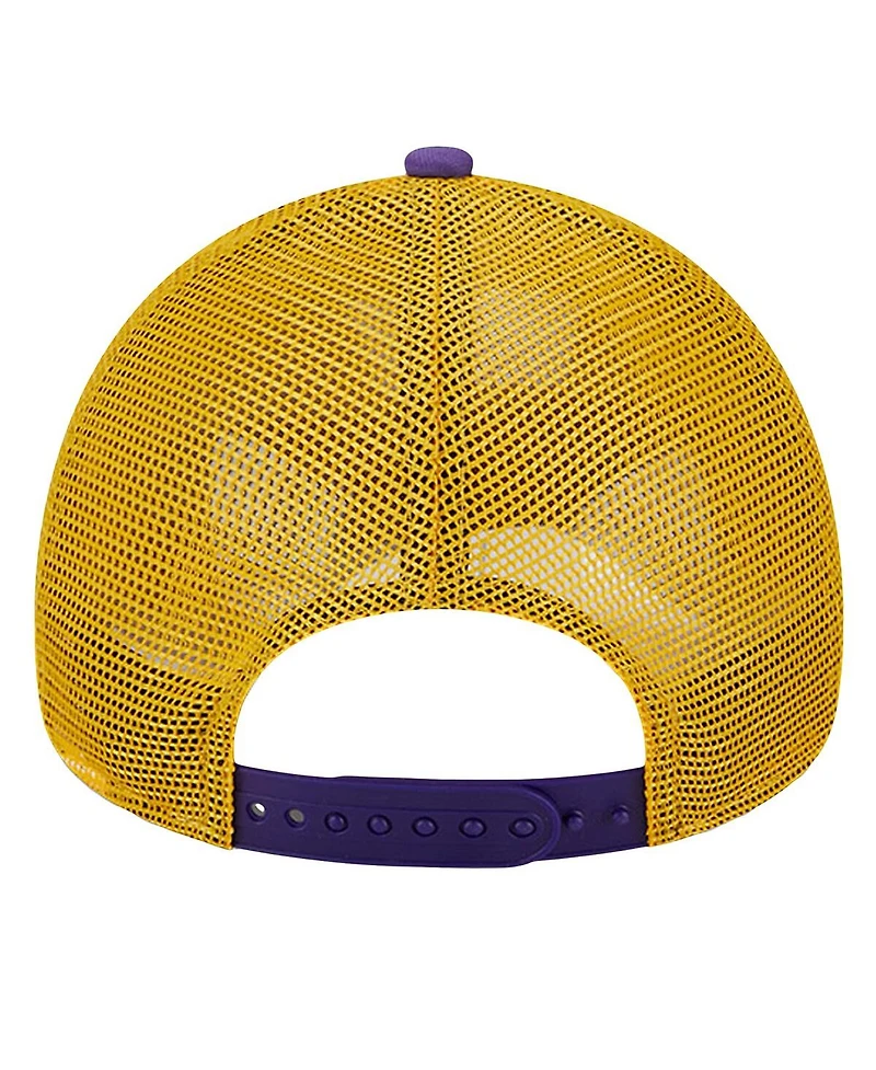 New Era Big Boys and Girls Purple Minnesota Vikings A-Frame 9FORTY Trucker Adjustable Hat