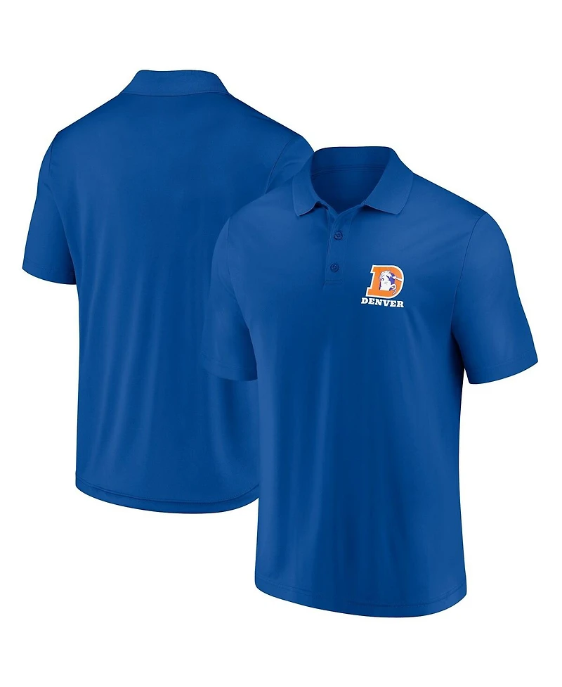 Fanatics Men's Royal Denver Broncos Polo Shirt