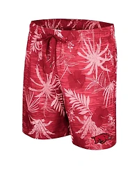 Colosseum Men's Cardinal Arkansas Razorbacks What Else is New Swim Shorts