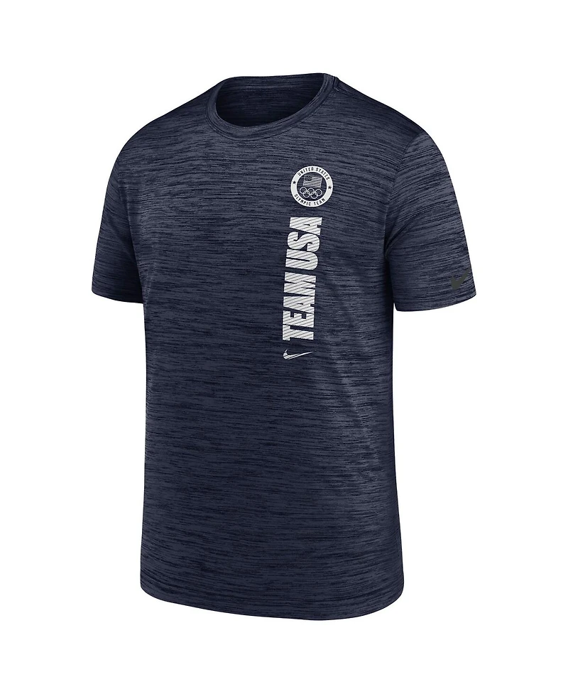 Nike Big Boys and Girls Navy Velocity Team Issue Performance T-Shirt