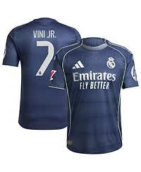 Adidas Men's Vini Jr. Blue Real Madrid 2025/26 Away Authentic Player Jersey