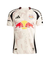 Adidas Men's Daniel Edelman Tan New York Red Bulls 2025 Stone Kit Authentic Player Jersey