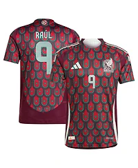 Adidas Men's Raul Jimenez Burgundy Mexico National Team 2024 Home Authentic Player Jersey